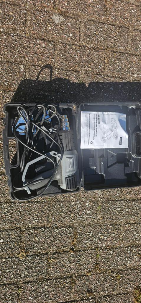 Verfbrander Gamma HG-2000E, 1x gebruikt, als nieuw, Doe-het-zelf en Verbouw, Ophalen, Zo goed als nieuw