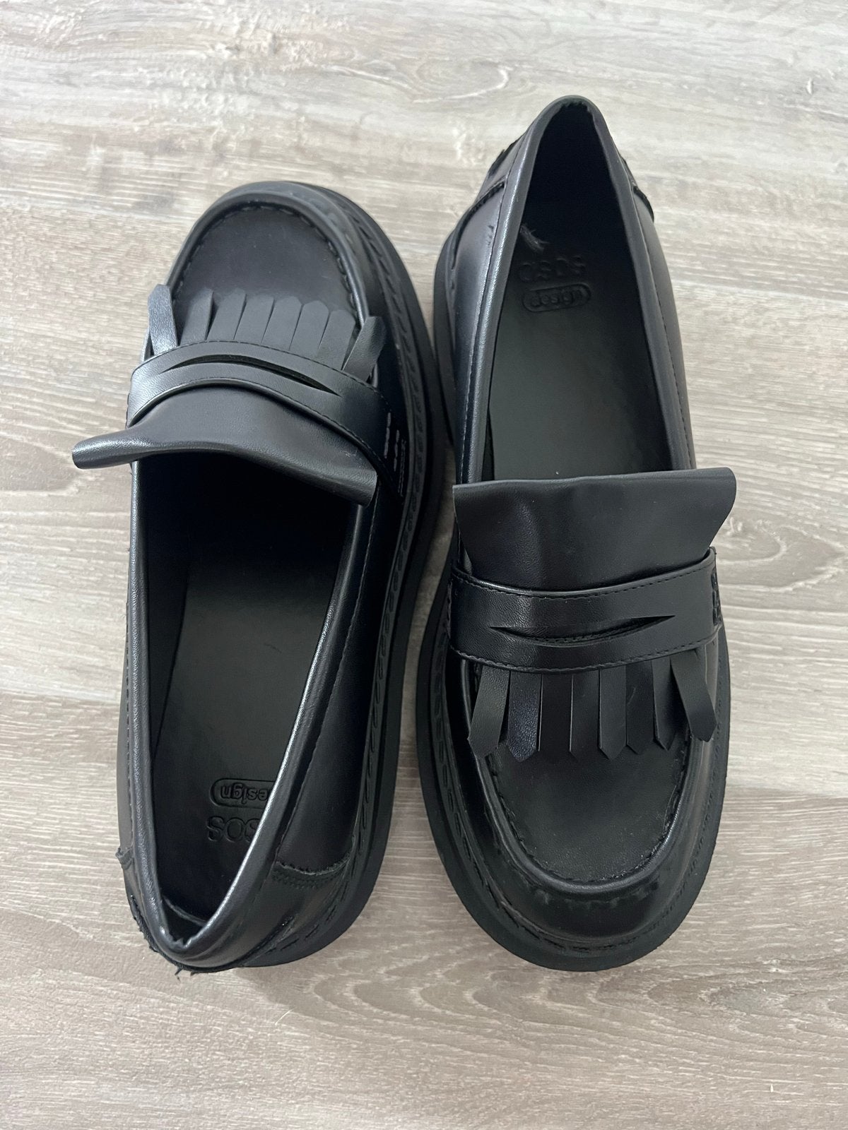 Asos Loafers - Mooie zwarte instappers maat 39, Ophalen of Verzenden, Nieuw, Zwart, Instappers
