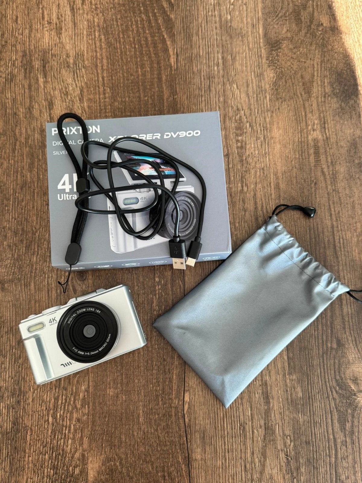 Prixton Explorer DV900 digitale camera, Audio, Tv en Foto, Fotocamera's Digitaal, Zo goed als nieuw, Compactcamera, Overige Merken