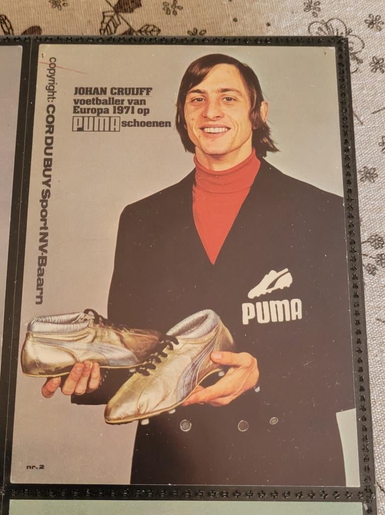 Johan Cruyff spelerskaart collectie, Ophalen of Verzenden, Zo goed als nieuw, Ajax, Spelerskaart