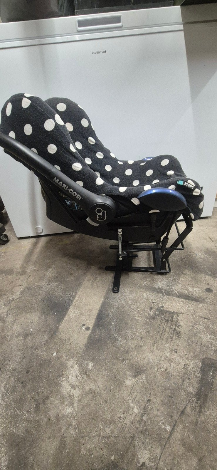 Maxi-Cosi met standaard voor bakfiets, Fietsen en Brommers, Fietsen | Bakfietsen, Ophalen, Gebruikt, 1 kind
