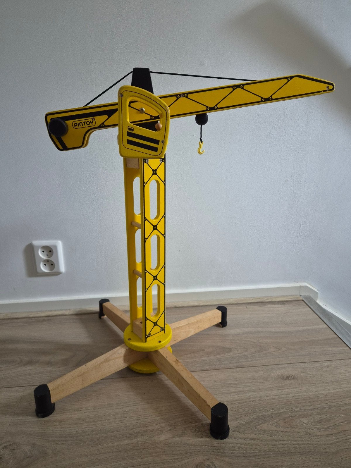 Pintoy Houten Hijskraan, Ophalen of Verzenden, Gebruikt, Overige typen