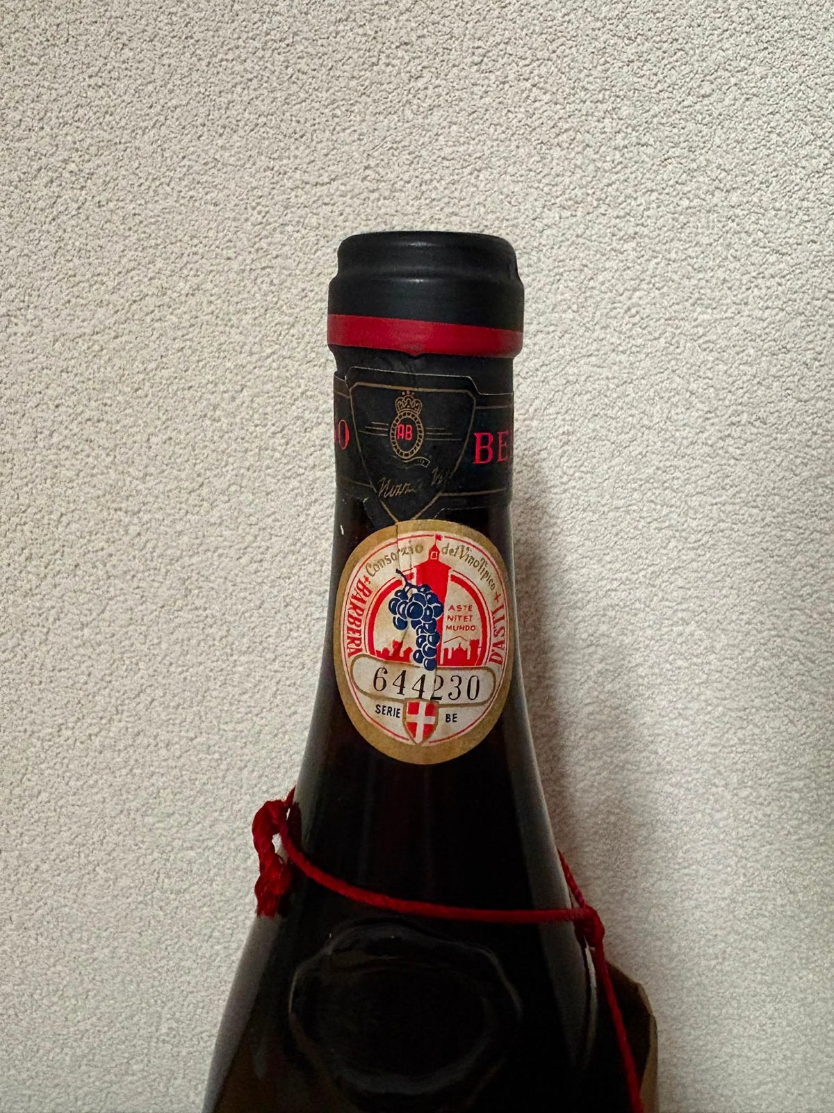 Vino Barbera d'Asti 1971 - Goede vulhoogte, Ophalen, Gebruikt, Italië, Rode wijn