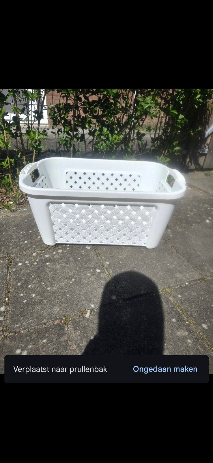 wasmand, Ophalen of Verzenden