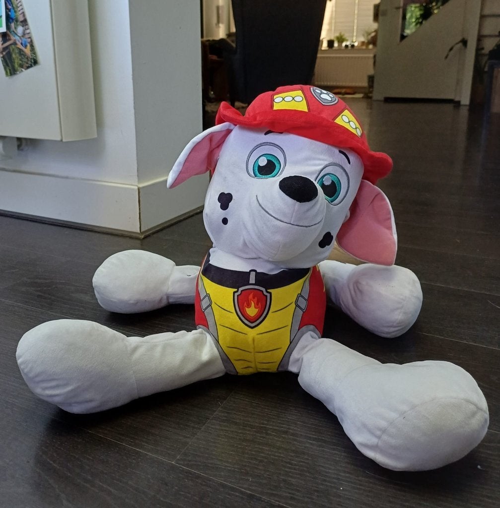 Marshall knuffel XXL - Paw Patrol, Ophalen, Overige merken, Hond, Zo goed als nieuw