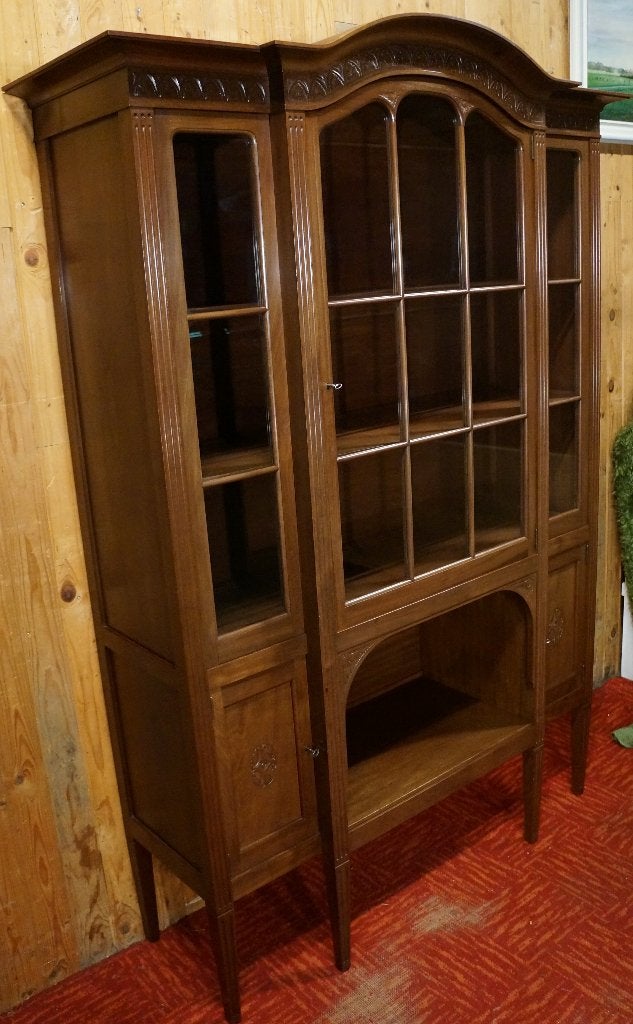 Art Deco gebogen Kast Display Meubel Design Wandkast Vitrine, Huis en Inrichting, Ophalen, Art Deco, Vintage, Design, antiek, Brocante, Amsterdamse School