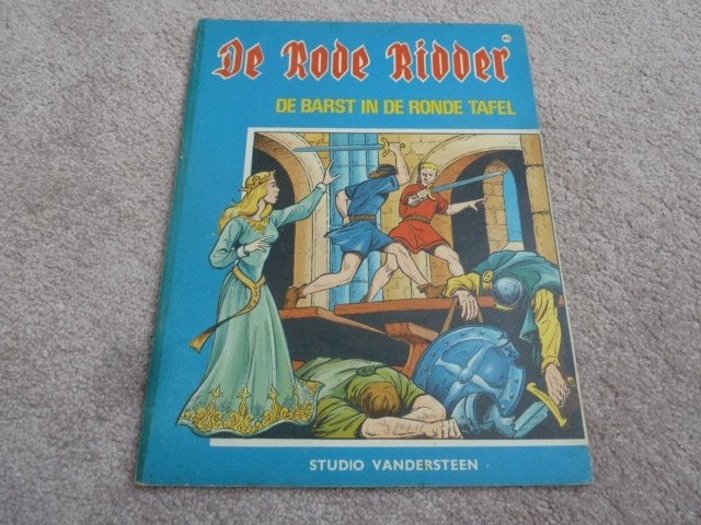 Rode Ridder nr. 40 De barst in de ronde tafel 1e druk 1969, Eén stripboek, Ophalen of Verzenden, Gelezen