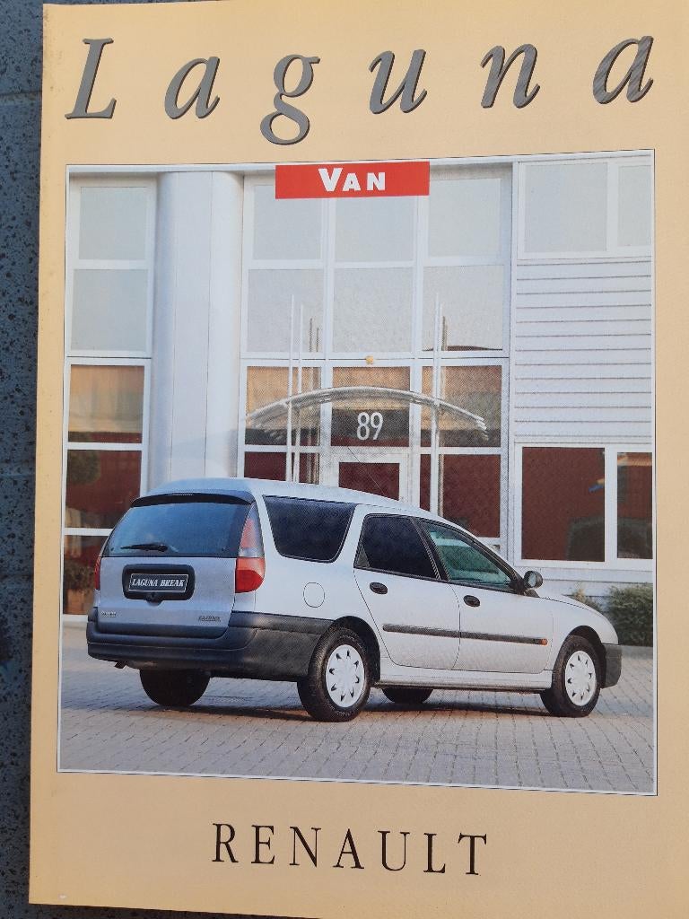 folder Renault Laguna Van modeljaar 1996, Ophalen of Verzenden, Zo goed als nieuw, Renault