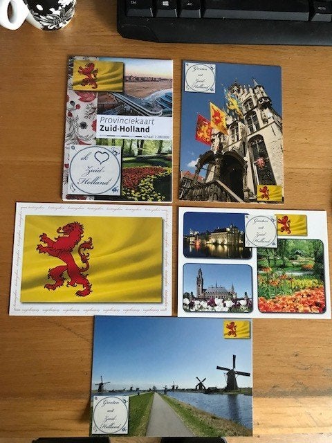 Zuid Holland, Ophalen, Voor 1920, Ongelopen, Zuid-Holland