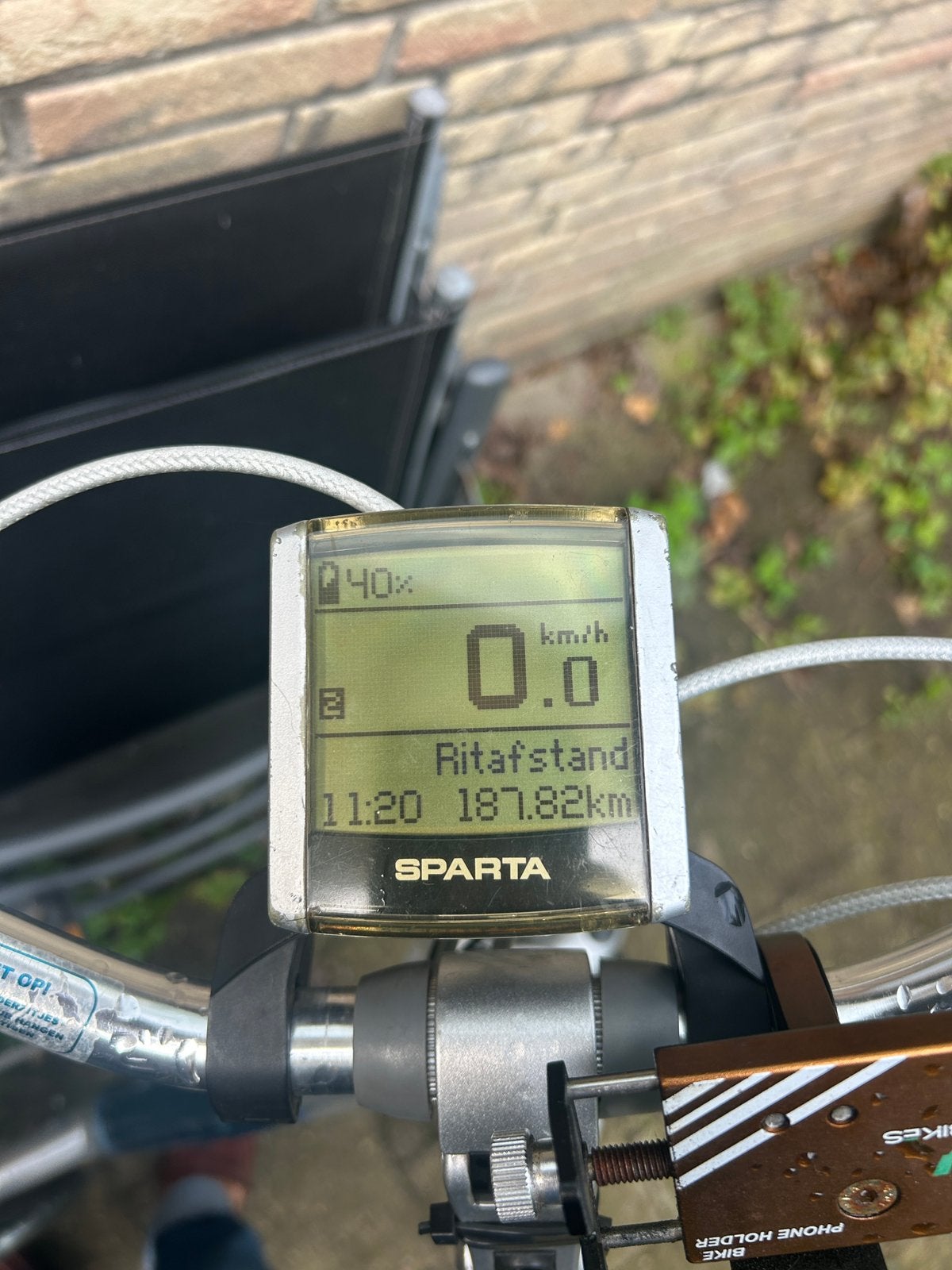 Fiets display, Fietsen en Brommers, Fietsaccessoires | Fietscomputers, Ophalen, Zo goed als nieuw