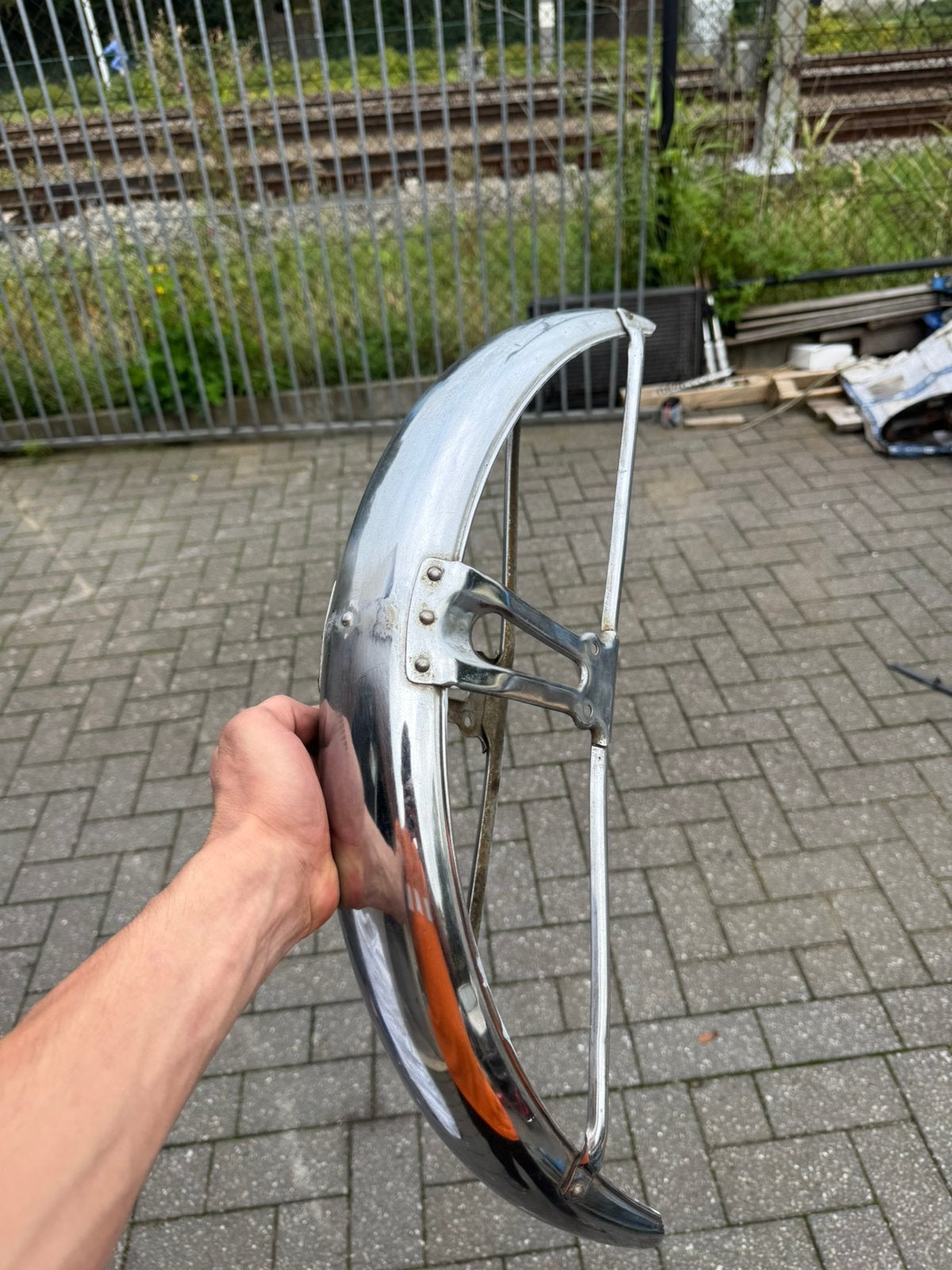 2 voorspatborden honda ss50, Ophalen of Verzenden, Zo goed als nieuw, Overige merken