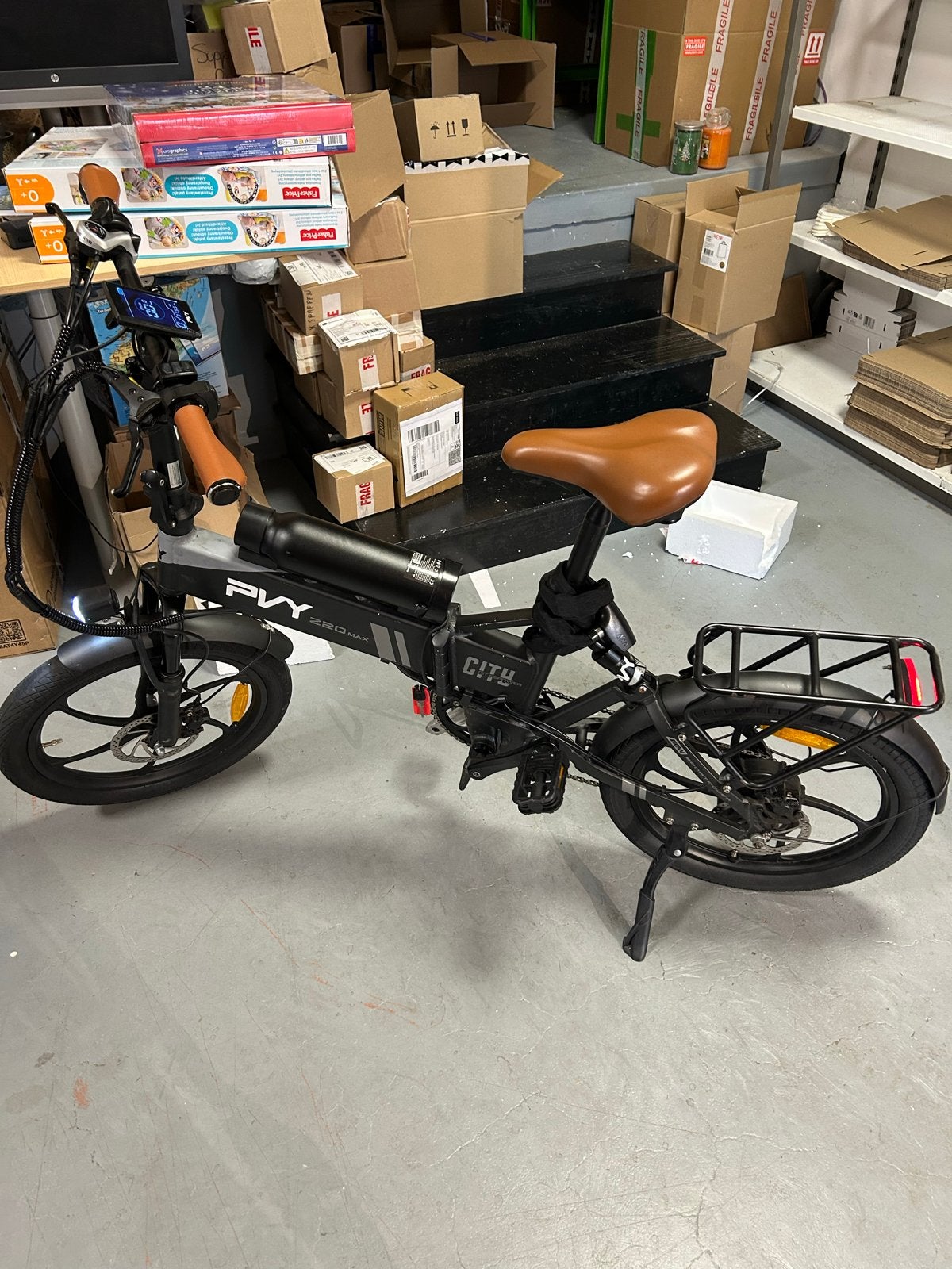 PVY Z20 MAX E-Bike 200Km afstand, Overige merken, Ophalen of Verzenden, Zo goed als nieuw, Minder dan 47 cm