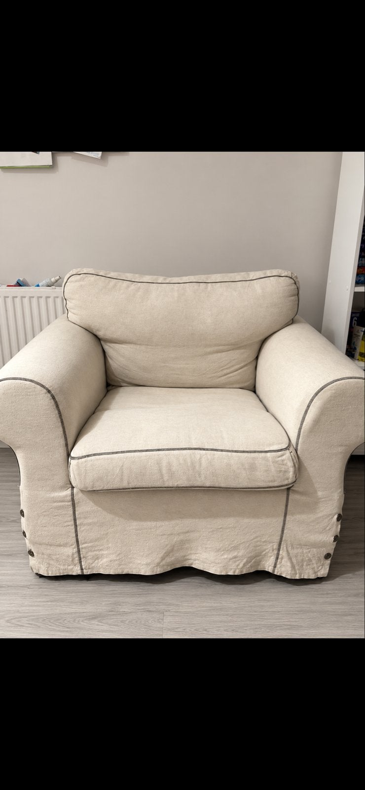Comfortabele fauteuil - IKEA Ektorp, Gebruikt, Overige kleuren, Ophalen of Verzenden, Eén