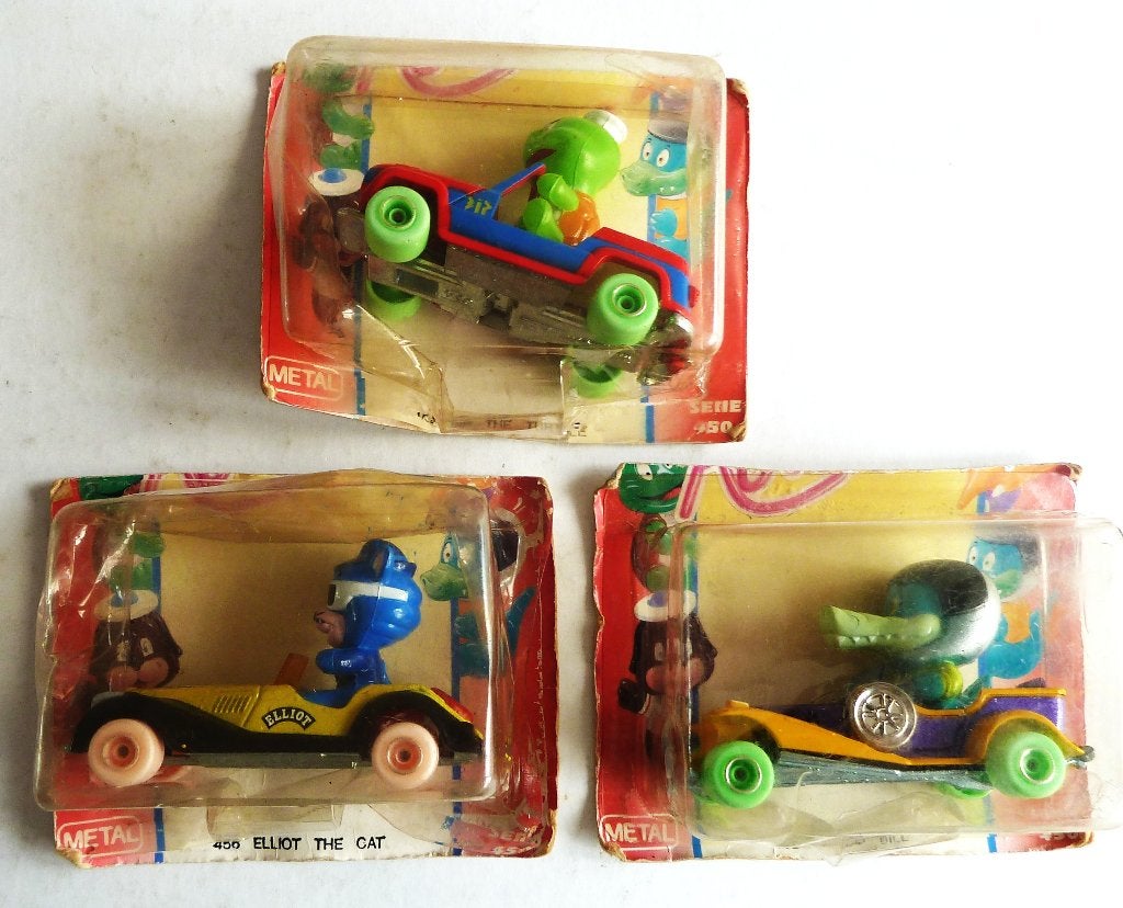 3 x Majorette Excalibur Crazy Roadsters 1993/1997 1 : 64, Overige merken, Gebruikt, Auto, Groter dan 1:32