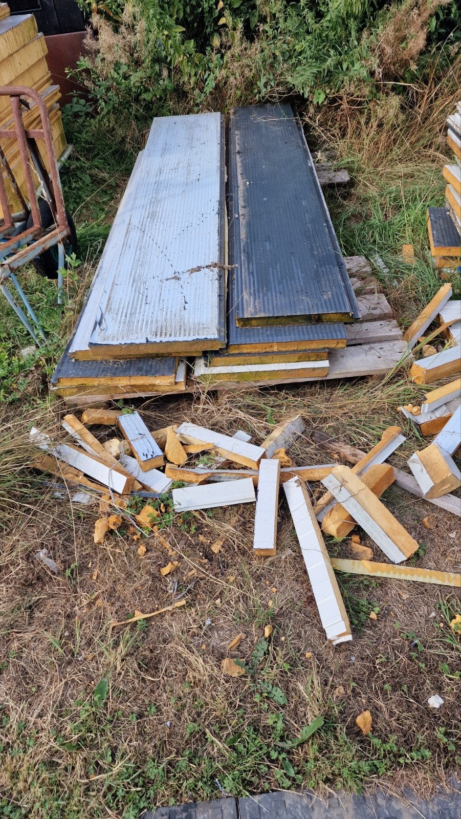 Sandwichpanelen 40mm dik - Isolatieplaten, Doe-het-zelf en Verbouw, Isolatie en Afdichting, Ophalen, Dakisolatie, 4 tot 8 cm, Zo goed als nieuw