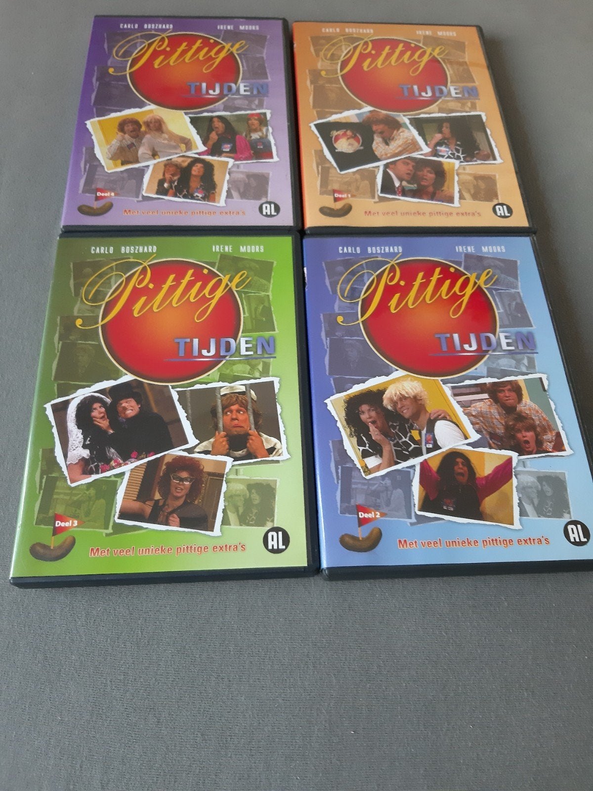Pittige Tijden DVD Box - Deel 1 t/m 4 (Gebruikt), Bonusmateriaal, Gebruikt, Alle leeftijden, Nederlands