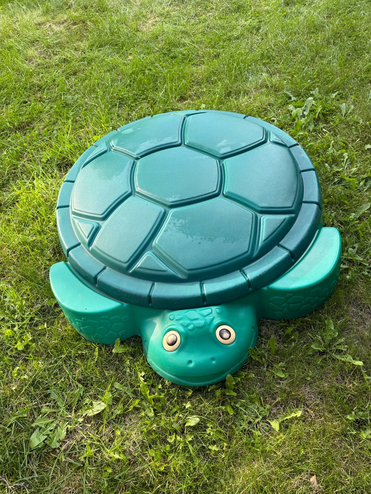 Little Tikes Zandbak Schildpad met Deksel, Ophalen, Gebruikt