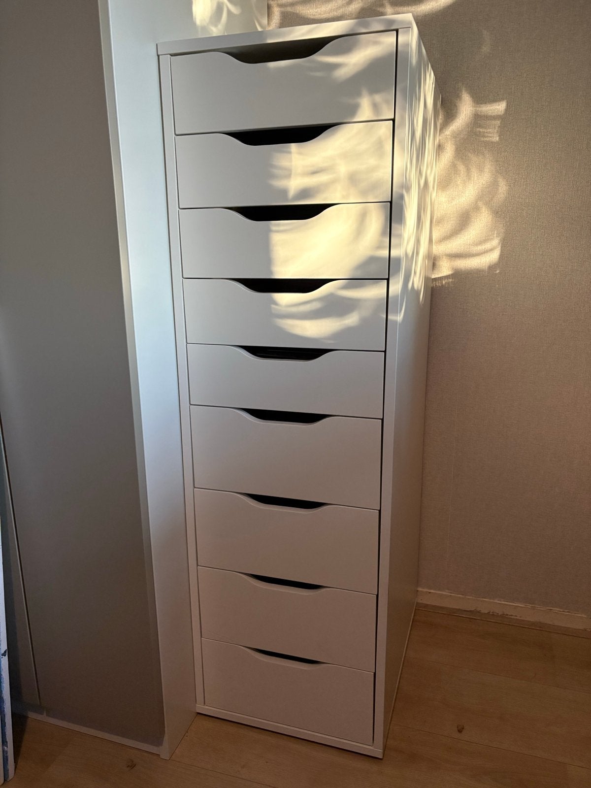 IKEA Alex ladeblok met 9 laden - Wit, Huis en Inrichting, Kasten | Ladekasten, Ophalen, Overige materialen, Minder dan 50 cm, 5 laden of meer