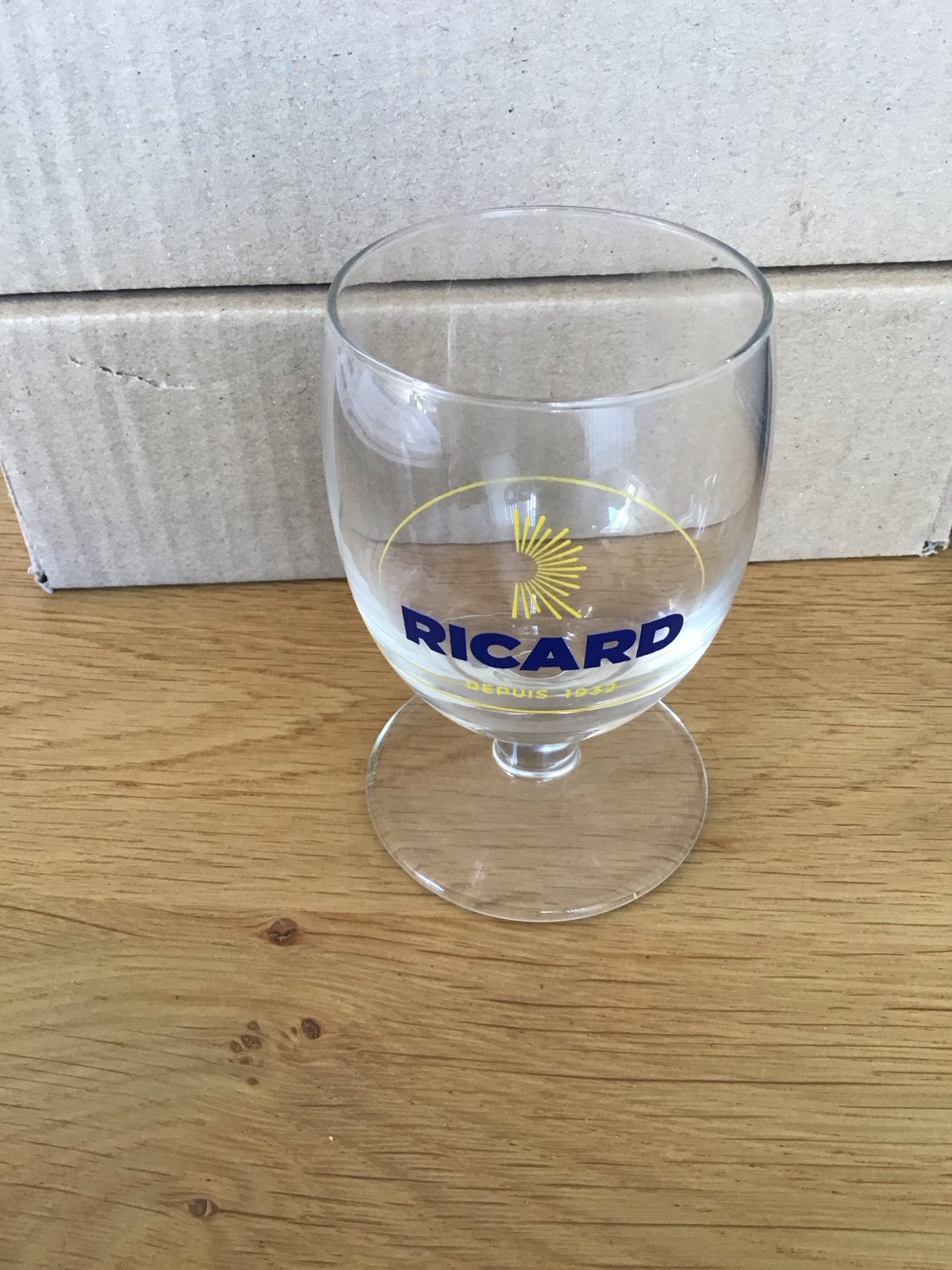 Ricard Pastis Glas doosje 6 stuks, Ophalen of Verzenden, Nieuw, Borrel- of Shotglas