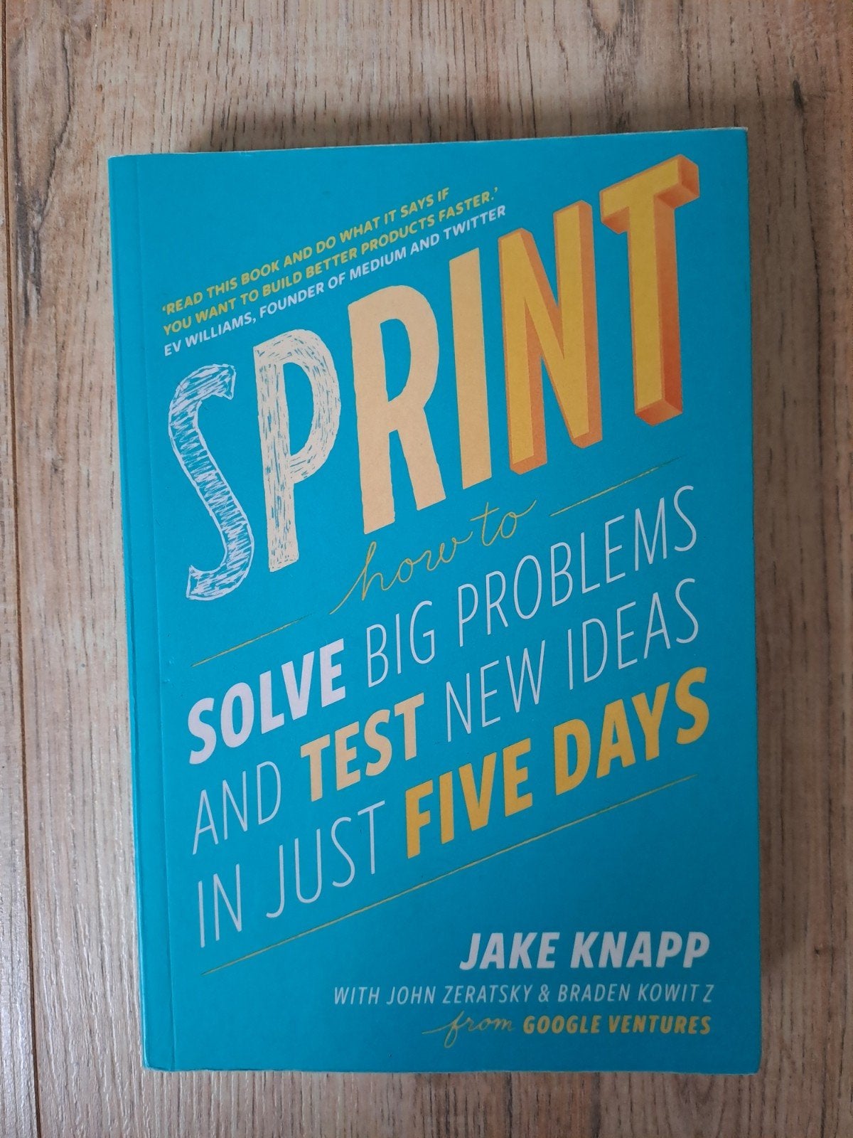 Sprint: Los problemen op en test ideeën in 5 dagen, Ophalen of Verzenden, Zo goed als nieuw, Jake Knapp, Europa overig