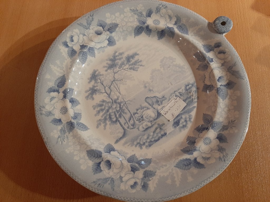 antieke warmhoudbordjes, Ophalen of Verzenden