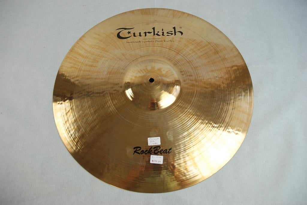 NIEUW!  Turkish Rock beat crash ride bekken 2240gr. 21 inch, ., Drums of Percussie, Nieuw, Ophalen of Verzenden