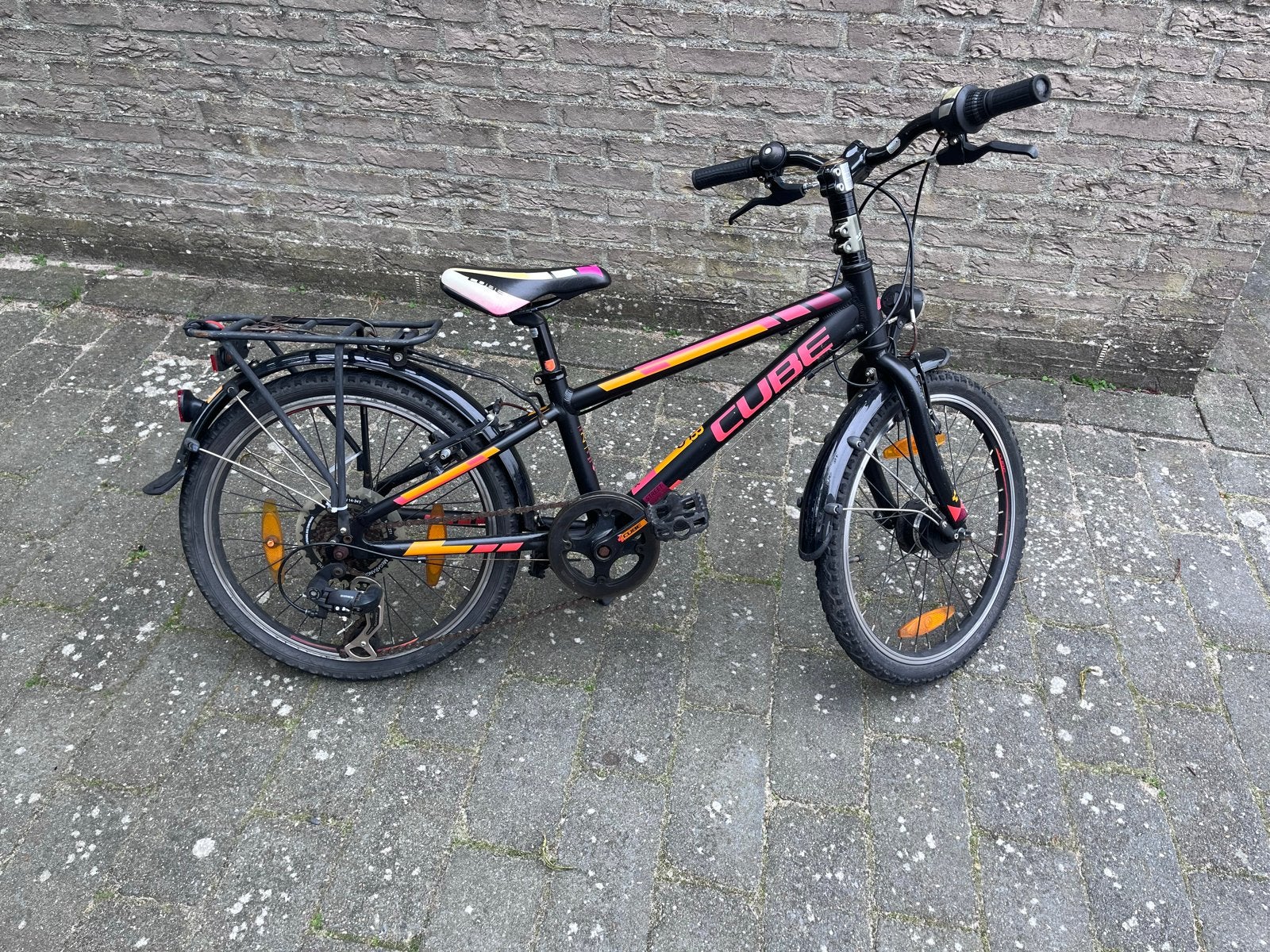 Cube kinderfiets 20 inch, Ophalen, Zo goed als nieuw, Terugtraprem, 16 tot 20 inch
