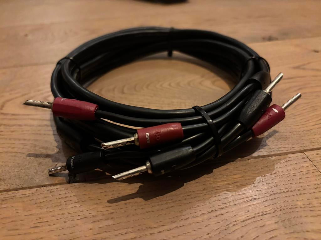AUDIOQUEST ROCKET 22 SINGLE-BIWIRE (3 METER), Ophalen of Verzenden, Zo goed als nieuw, 2 tot 5 meter, Luidsprekerkabel