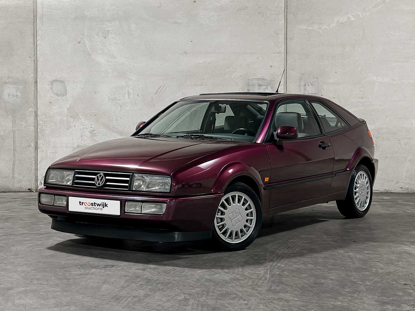 Volkswagen Corrado 2.0 116pk 1994 (Automaat) Youngtimer, J-2, 15 km/l, Overige kleuren, 4 stoelen, 49 €/maand