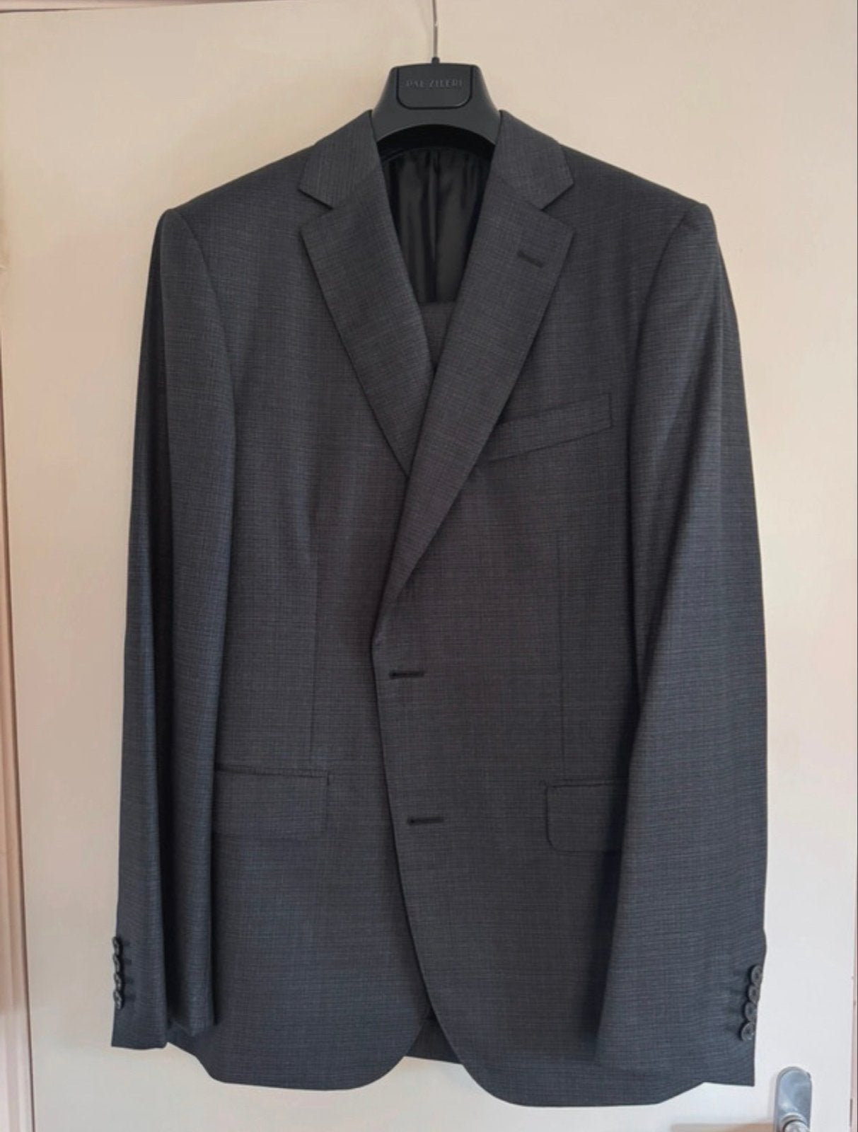 Pal Zileri Kostuum - Grijs - Maat 52R - Nieuw Ongedragen, Kleding | Heren, Verzenden, Nieuw, Maat 52/54 (L), Grijs