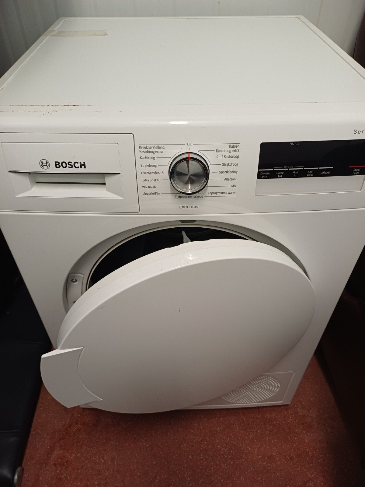 Bosch Condensdroger - 5 jaar oud, Ophalen, Gebruikt, Voorlader, Condens