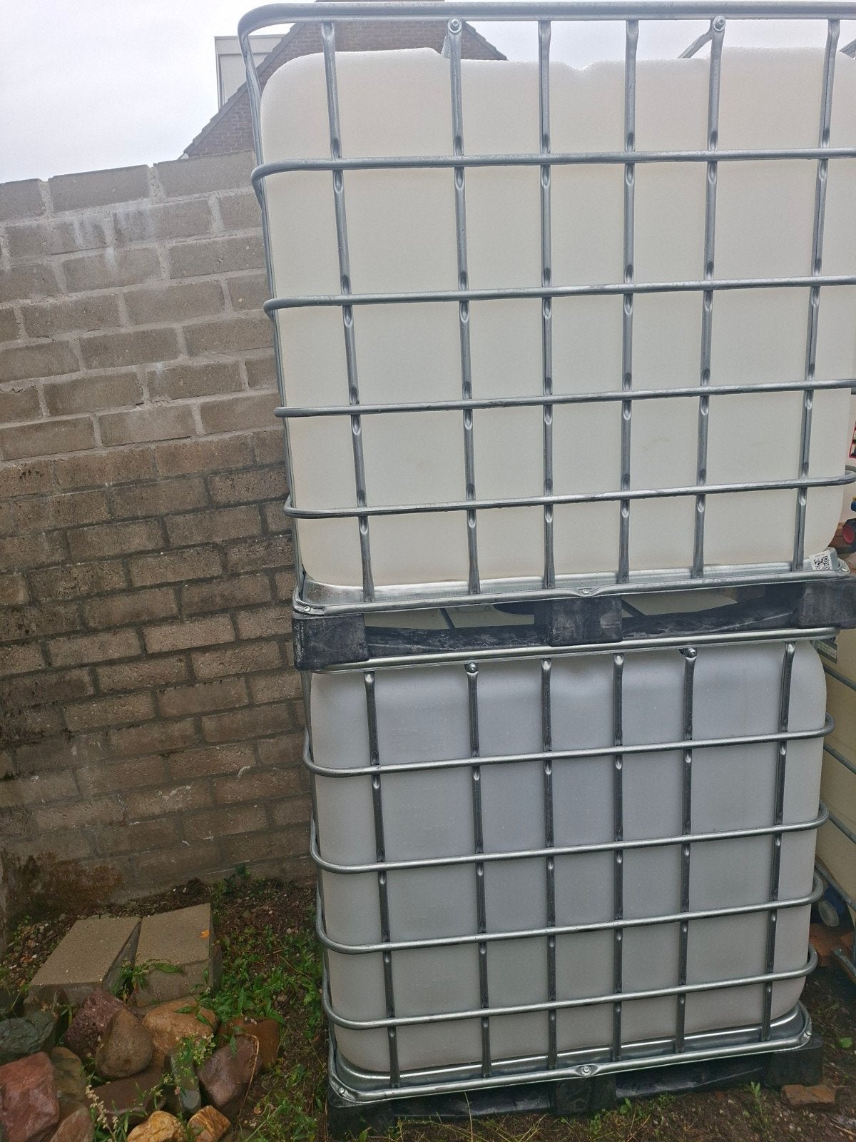 ibc 1000 liter, Ophalen, Kunststof, Met kraantje, 150 liter of meer