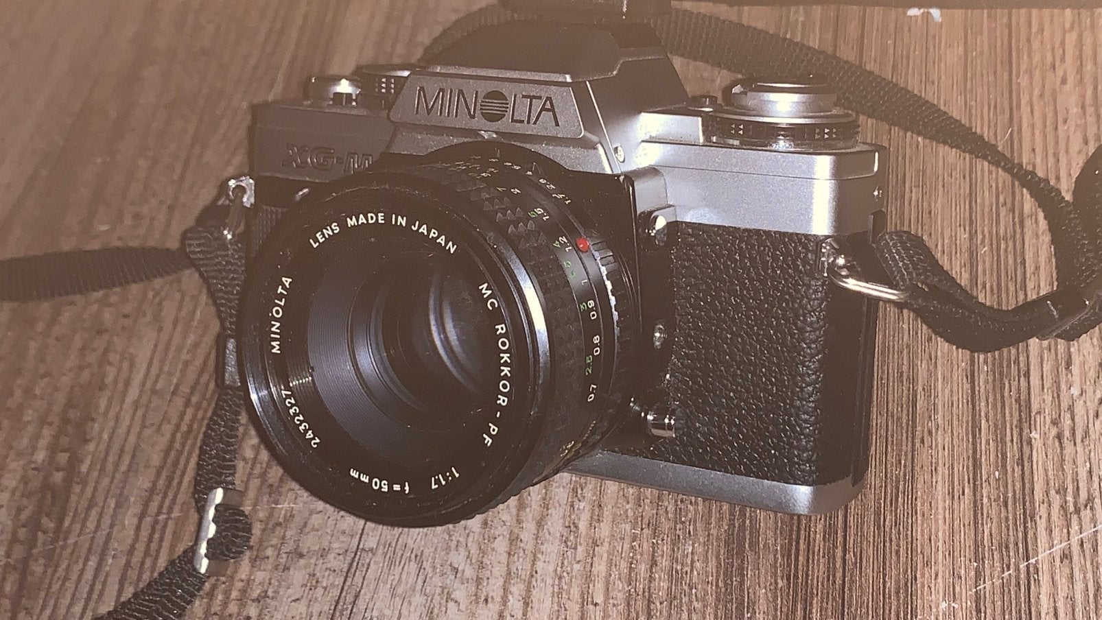 Minolta xg-m, Ophalen of Verzenden, Zo goed als nieuw, Spiegelreflex, Minolta