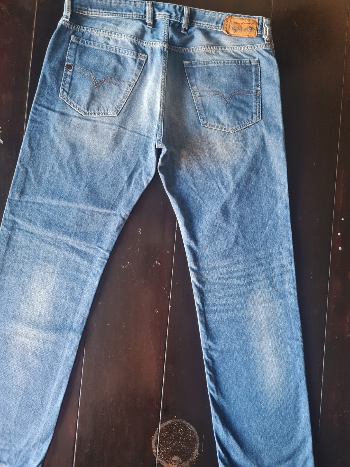 CLASSIC DIESEL WAYKEE REGULAR STRAIGHT JEANS SIZE 34/32, Ophalen of Verzenden, Zo goed als nieuw, Blauw, W33 - W34 (confectie 48/50)