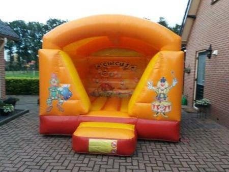 Springkussen Circus te huur / huren 3 x 4 m, Hobby en Vrije tijd, Ophalen of Verzenden, Zo goed als nieuw, Overige