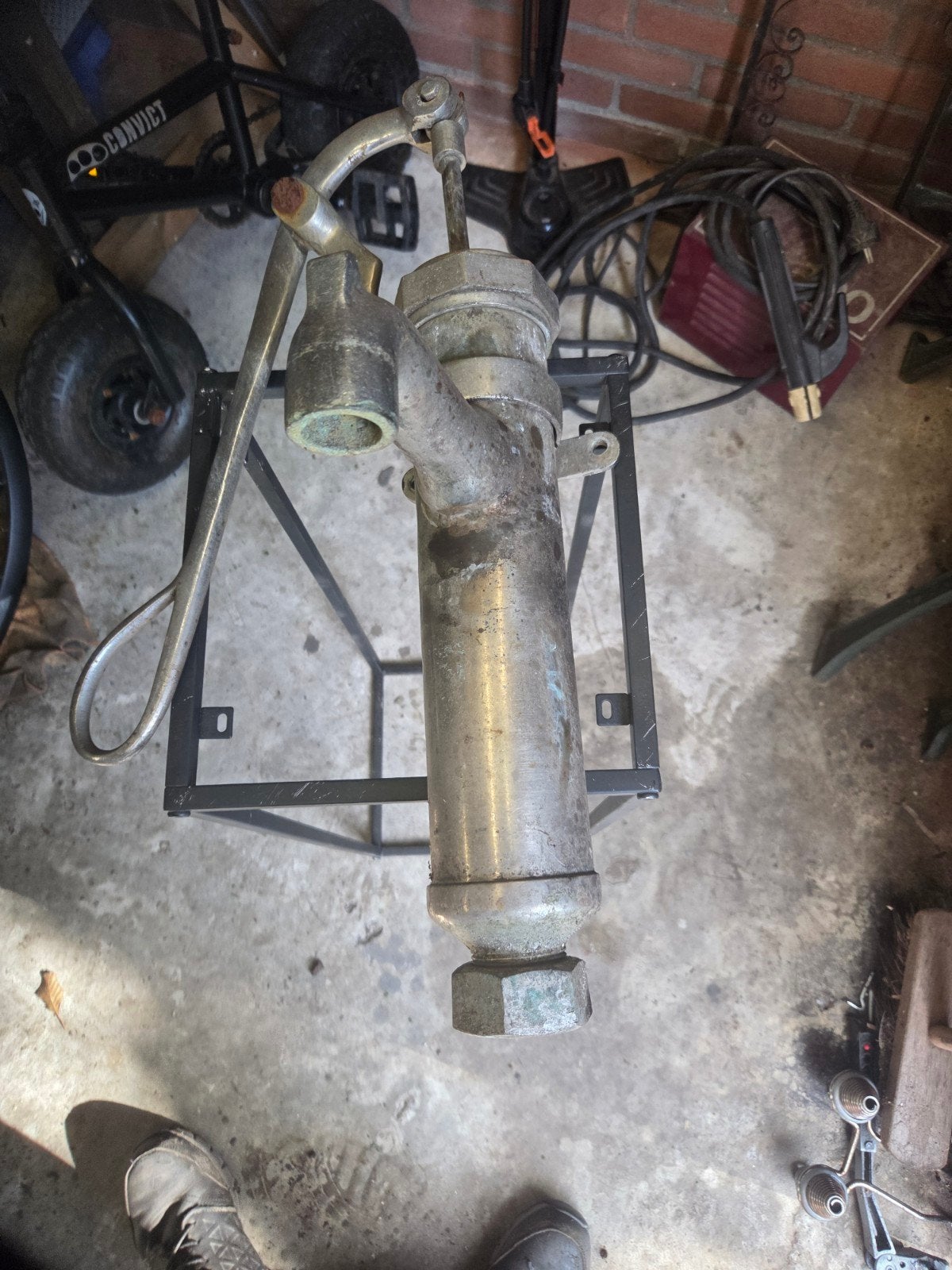 messing waterpomp., Tuin en Terras, Waterpompen, Ophalen of Verzenden, Handmatig, Overige typen