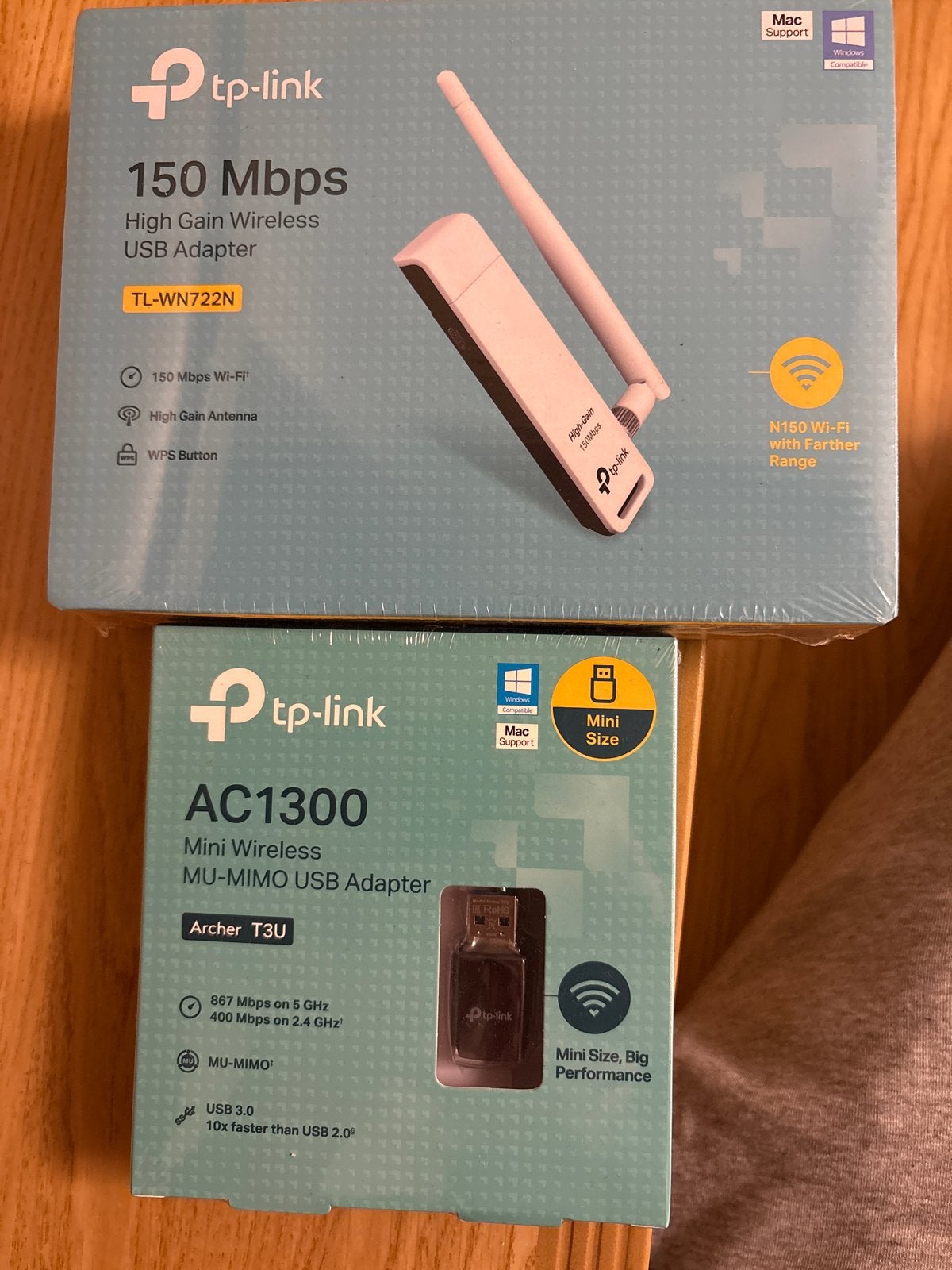 TP-Link USB Wi-Fi Adapters: TL-WN722N & Archer T3U, Ophalen of Verzenden, Nieuw