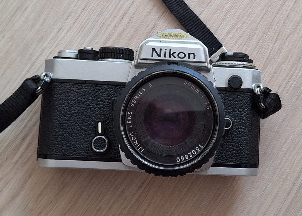 Klassieke Nikon FE, Audio, Tv en Foto, Fotocamera's Analoog, Gebruikt, Spiegelreflex, Nikon, Ophalen of Verzenden
