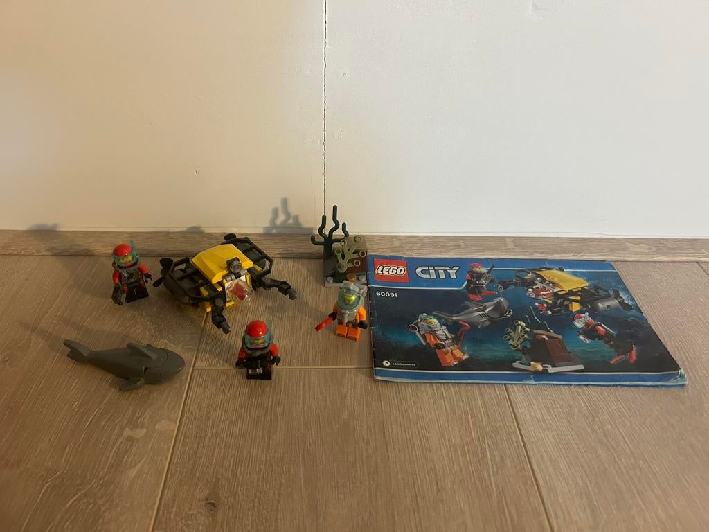 Lego City 60091 Diepzee Starterset, City, Lego, Ophalen of Verzenden, Complete set