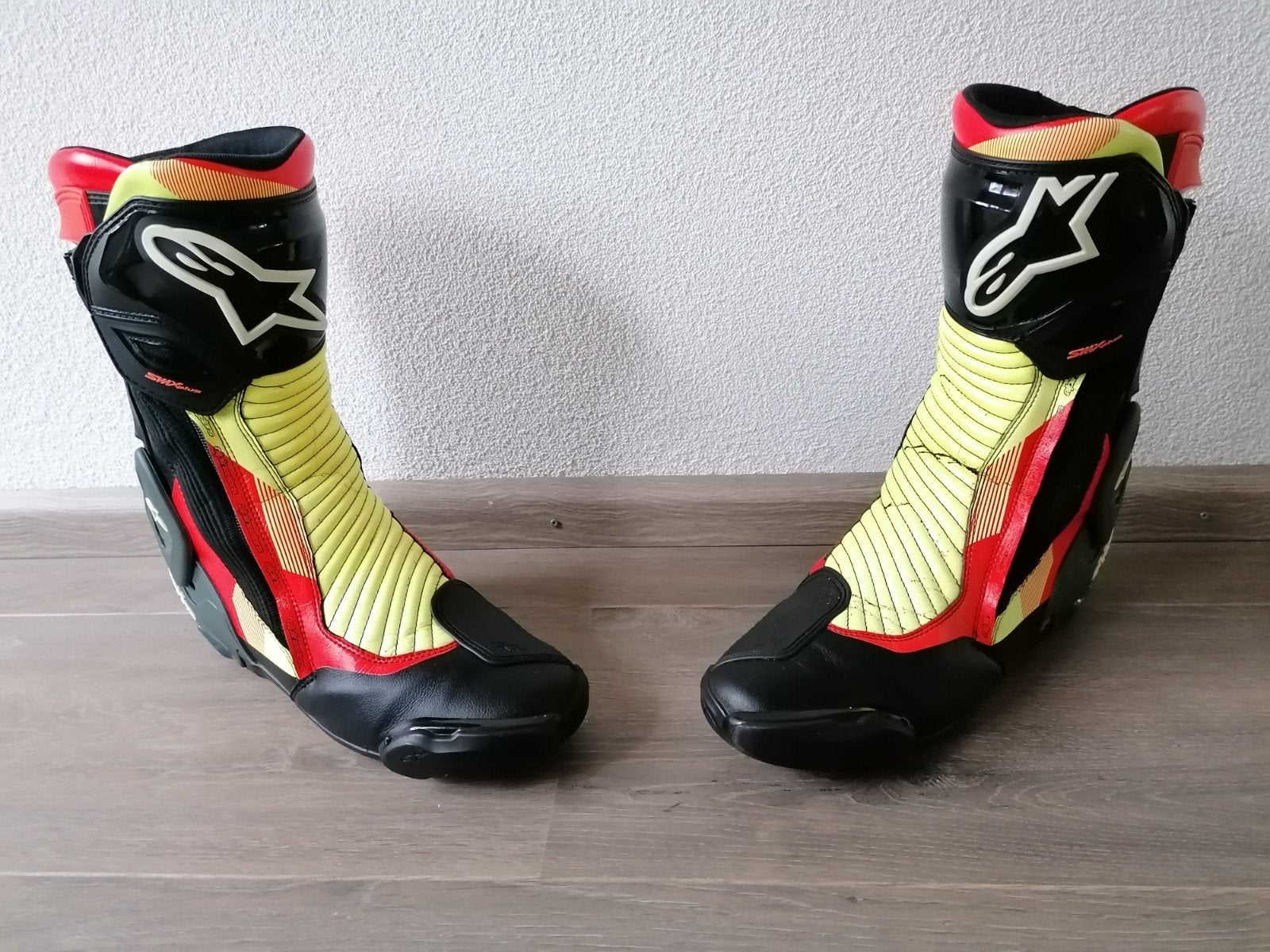 te koop Alpinestars Smx Plus v2 black red, Motoren, Ophalen of Verzenden, Tweedehands, Laarzen, Alpinestars