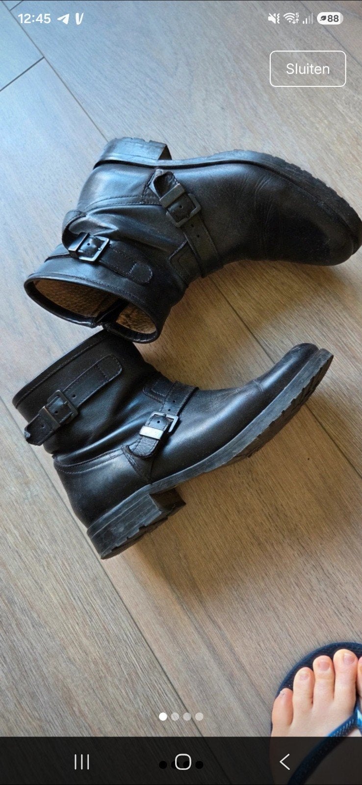 DWR'S Leren, OutdoorStereo, boots 38, outdoor stereo, Kleding | Dames, Schoenen, Ophalen of Verzenden, Zo goed als nieuw, Bruin