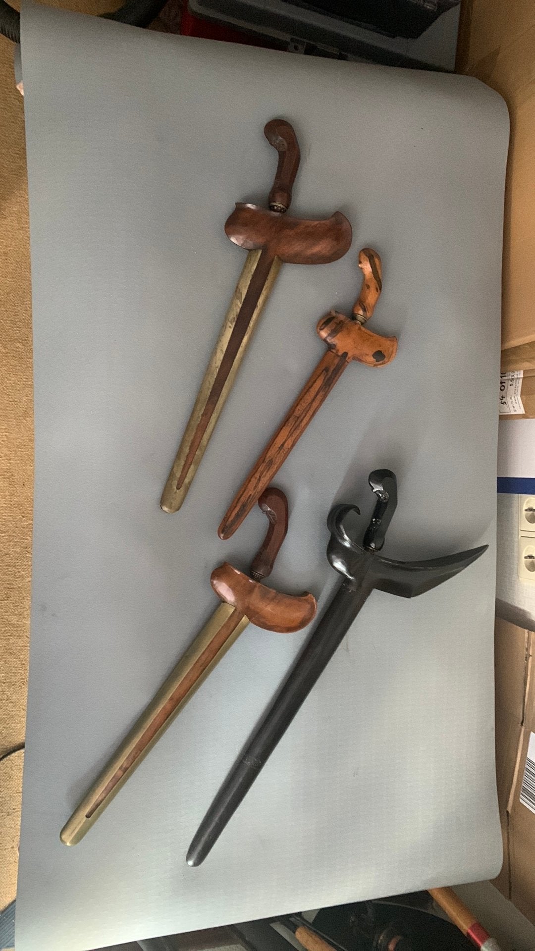 4 antieke Javaanse krissen/ keris, Antiek en Kunst, Ophalen of Verzenden