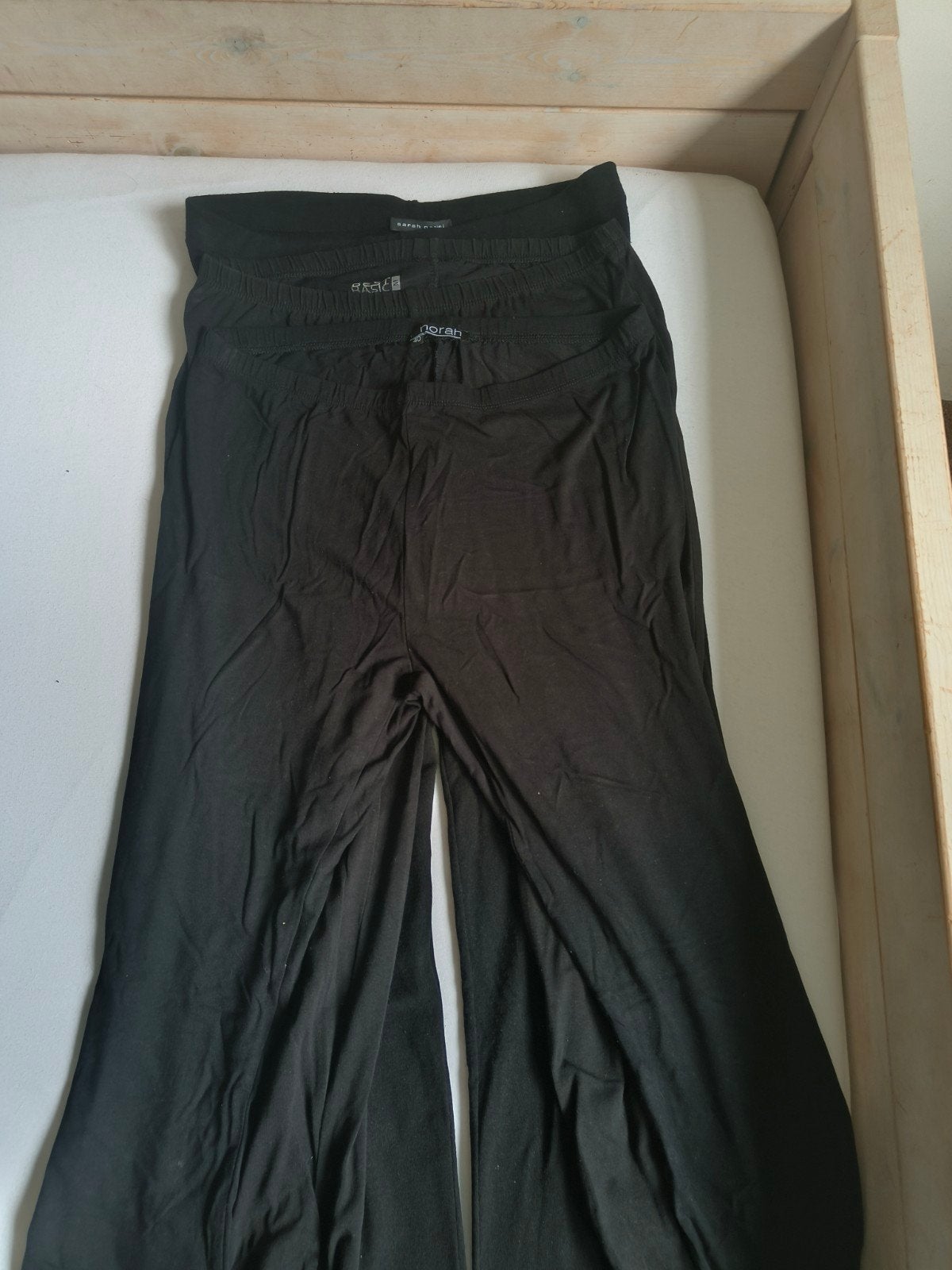 3 Leggings: 2 Lang, 1 Driekwart - Mooie Kwaliteit, Kleding | Dames, Zwart, Maat 40/42 (M), Ophalen of Verzenden, Gedragen