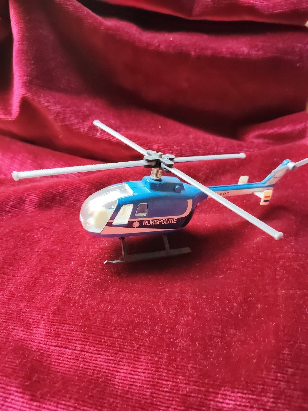 Politie Vintage Rijkspolitie Helikopter Model 1:43, Ophalen of Verzenden, Zo goed als nieuw, Overige typen, Overige merken