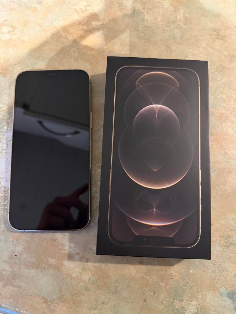iPhone 12 Pro Max 128GB Goud - Gebruikt, Telecommunicatie, Mobiele telefoons | Apple iPhone, Ophalen, IPhone 12 Pro Max, Zonder simlock