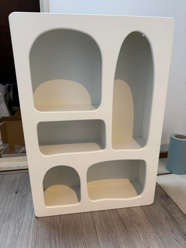 Kast met 5 vakken Zaha organic - MDF - 45x15x65 cm, Huis en Inrichting, Kasten | Wandmeubels, Ophalen, Overige materialen, Met plank(en)
