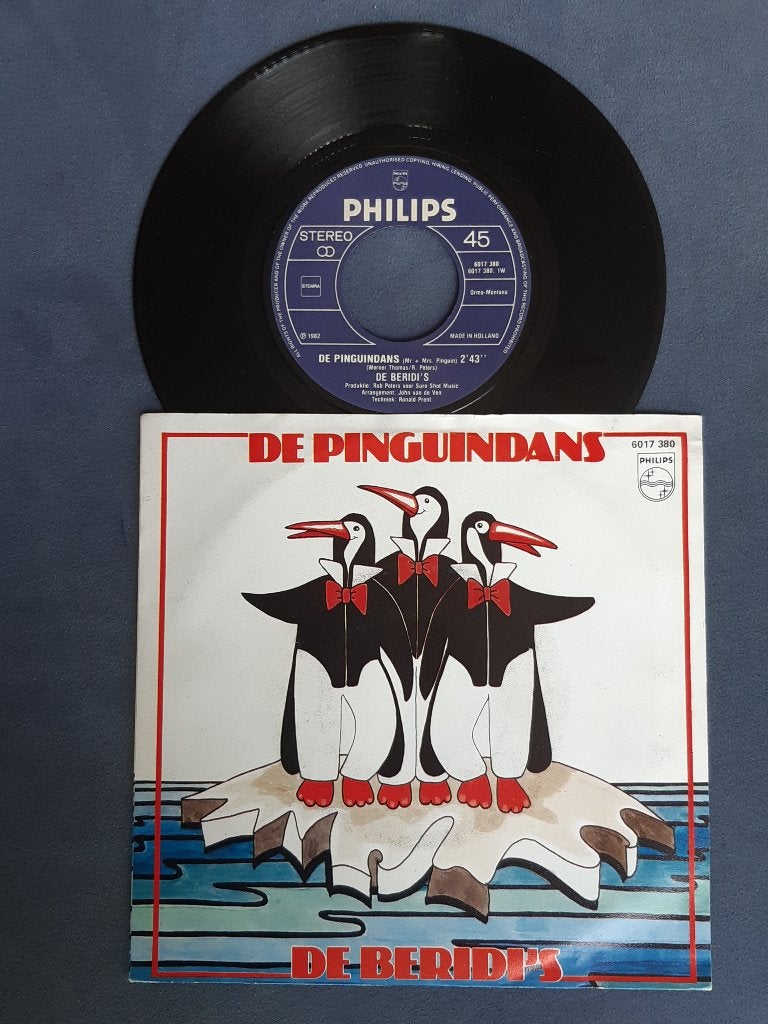 De Beridi's ‎– De Pinguindans EX/EX, Ophalen of Verzenden, Zo goed als nieuw, 7 inch, Piraten en Zeemansliederen
