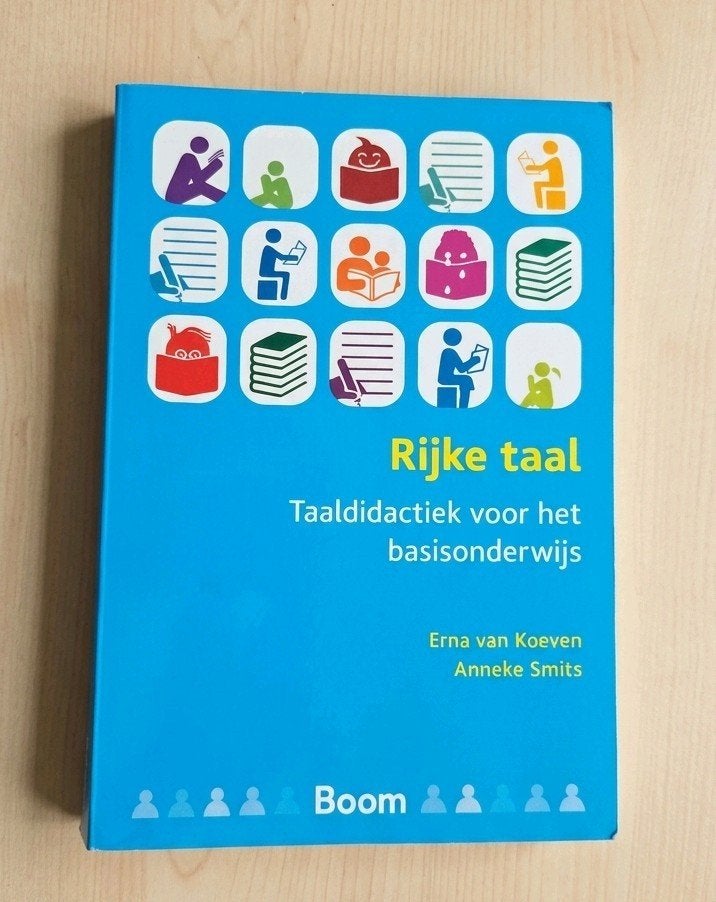 Rijke taal: Taaldidactiek voor het basisonderwijs, Boeken, Verzenden, Zo goed als nieuw, Alpha, Erna van Koeven, Anneke Smits