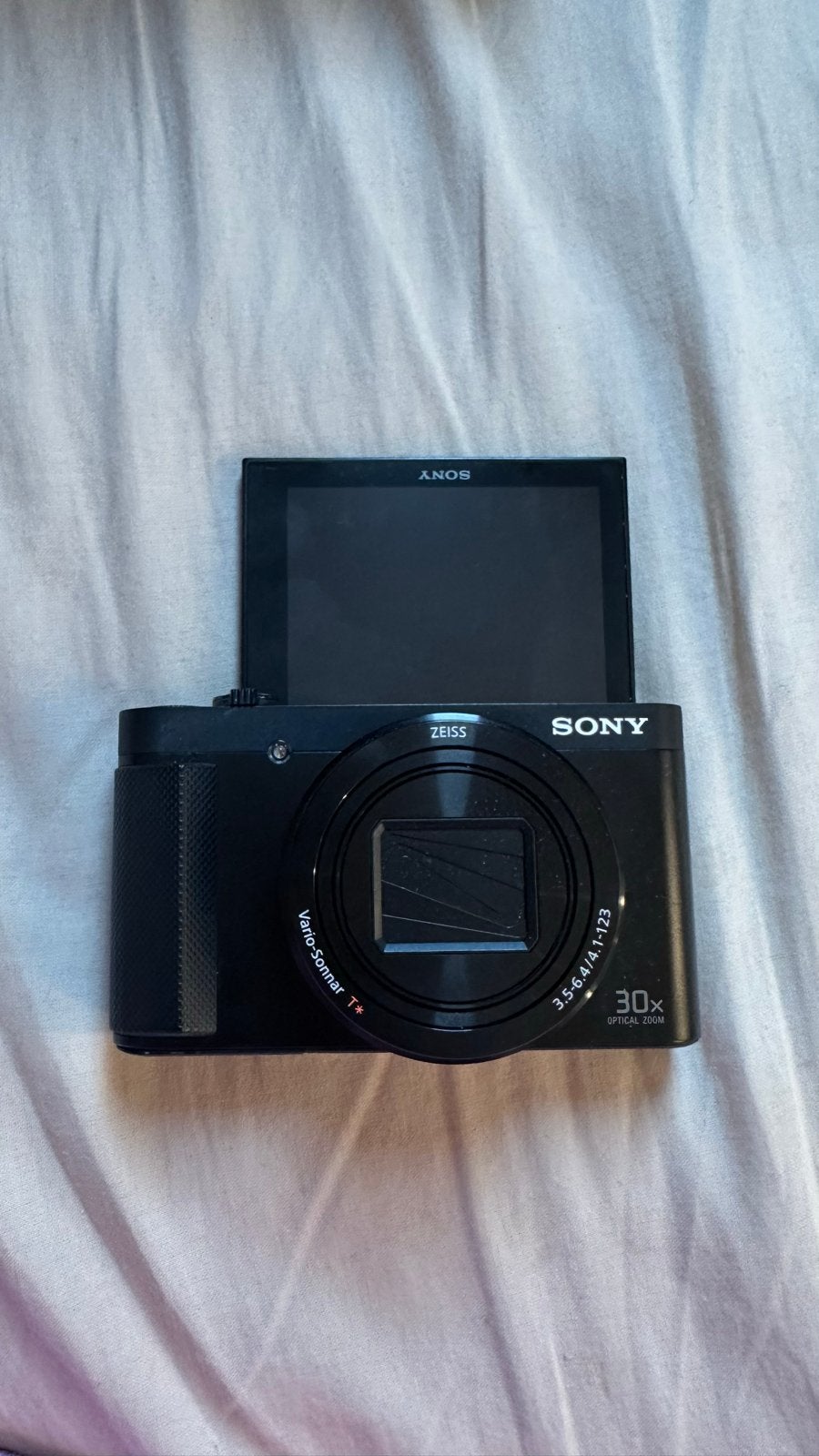 Sony DSC-HX80 Compactcamera met kantelbaar scherm, Gebruikt, Kantelbaar/draaibaar scherm, Ophalen of Verzenden, Compactcamera