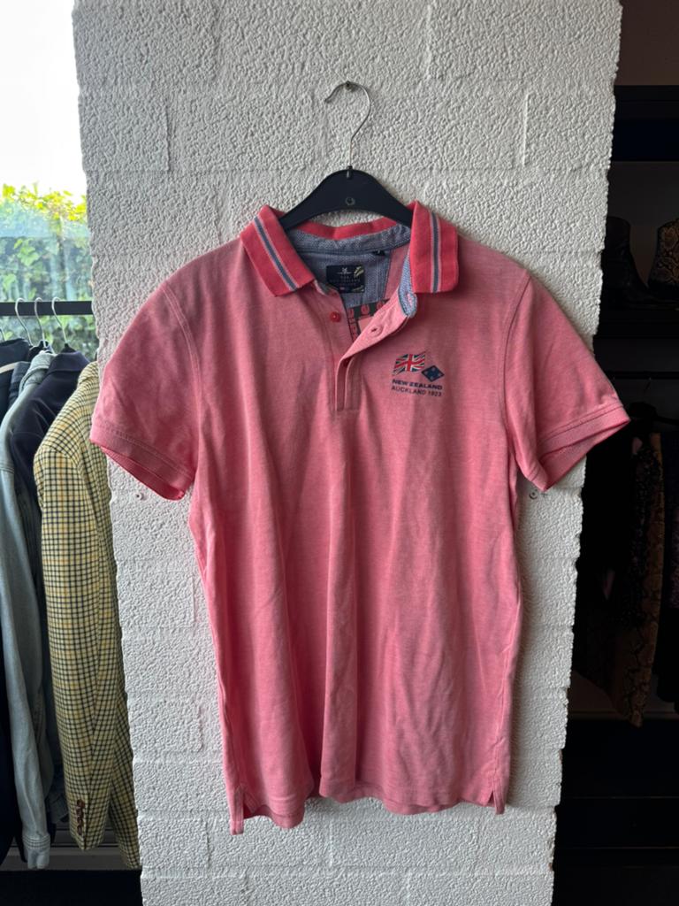 Nza polo new zealand auckland maat L, Ophalen of Verzenden, Zo goed als nieuw, Maat 52/54 (L), Roze